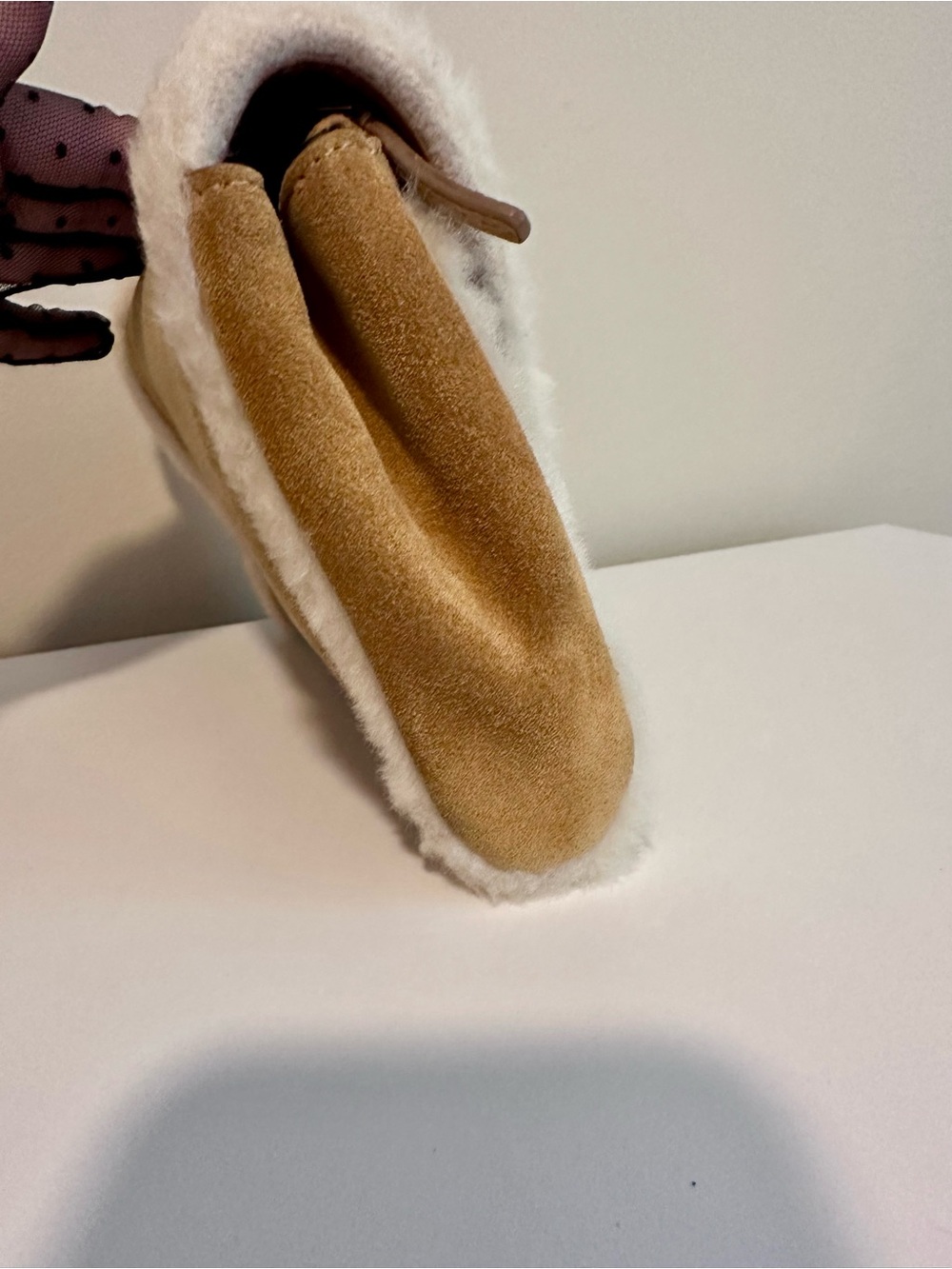 Versace Medusa Suede Sherpa Crossbody Bag - Picture 7 of 17